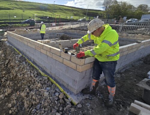 Site progress in Littleborough for Bovis Homes